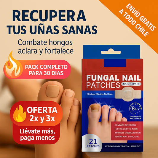 🦶 NailPatch®  21 uni 👉  Mejora el aspecto y fortaleza de tus uñas