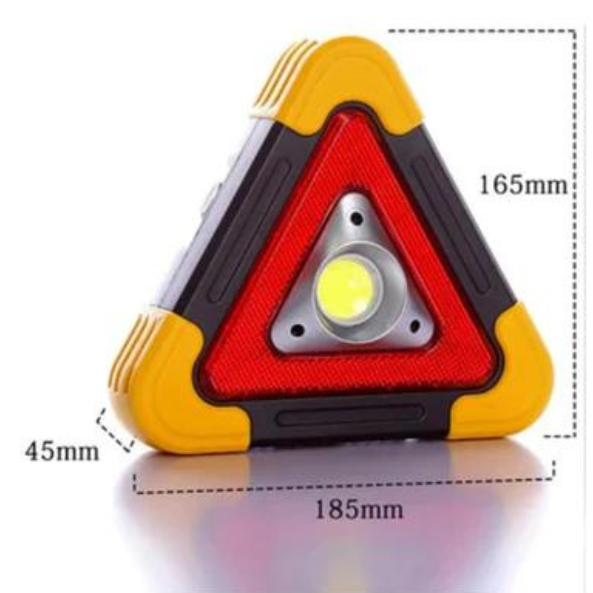 Señalización LED Triangular con 1 Focos