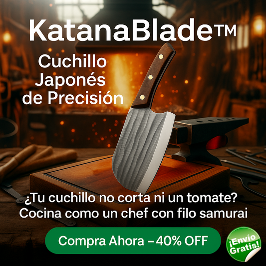 🔪 KatanaBlade™ 👉 El cuchillo japonés🏯 con precisión de katana