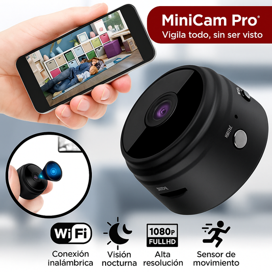 🎥 MiniCam Pro™ – 👉 Vigila todo, sin ser visto