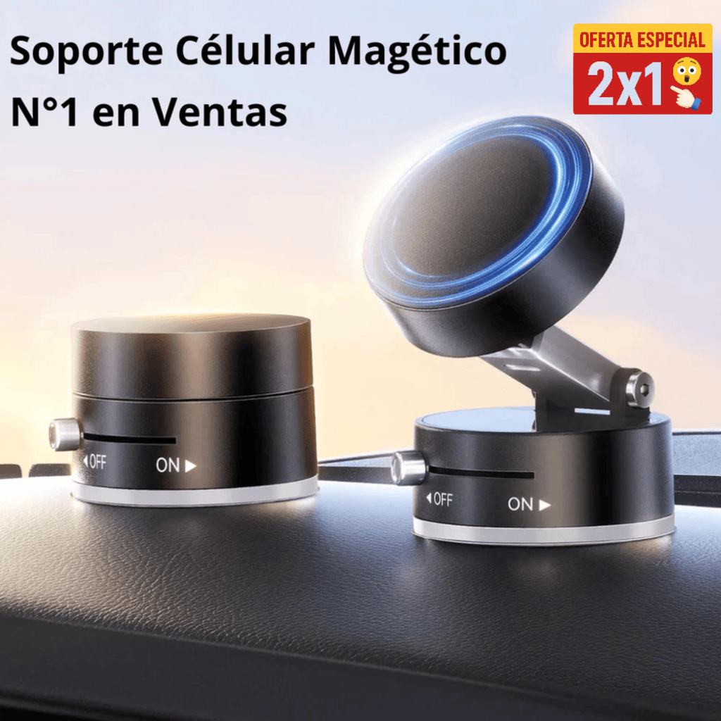 📱 Soporte Magnético para Celular 2x1 – 👉 ¡El segundo es GRATIS!