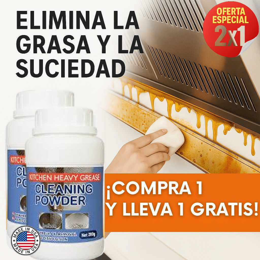 Polvo Antigrasa Total™ – 👉 Desengrasa y disuelve lo que otros no pueden.🧼