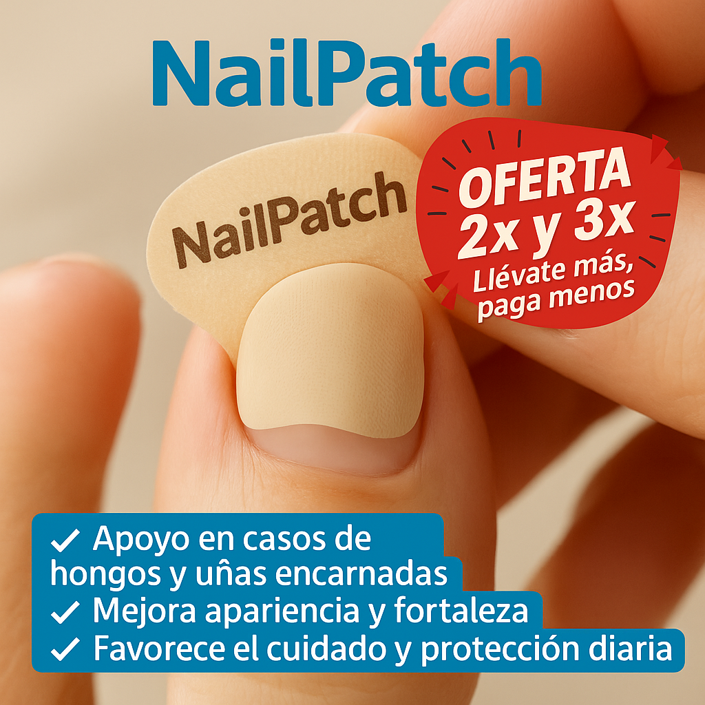 🦶 NailPatch®  21 uni 👉  Mejora el aspecto y fortaleza de tus uñas