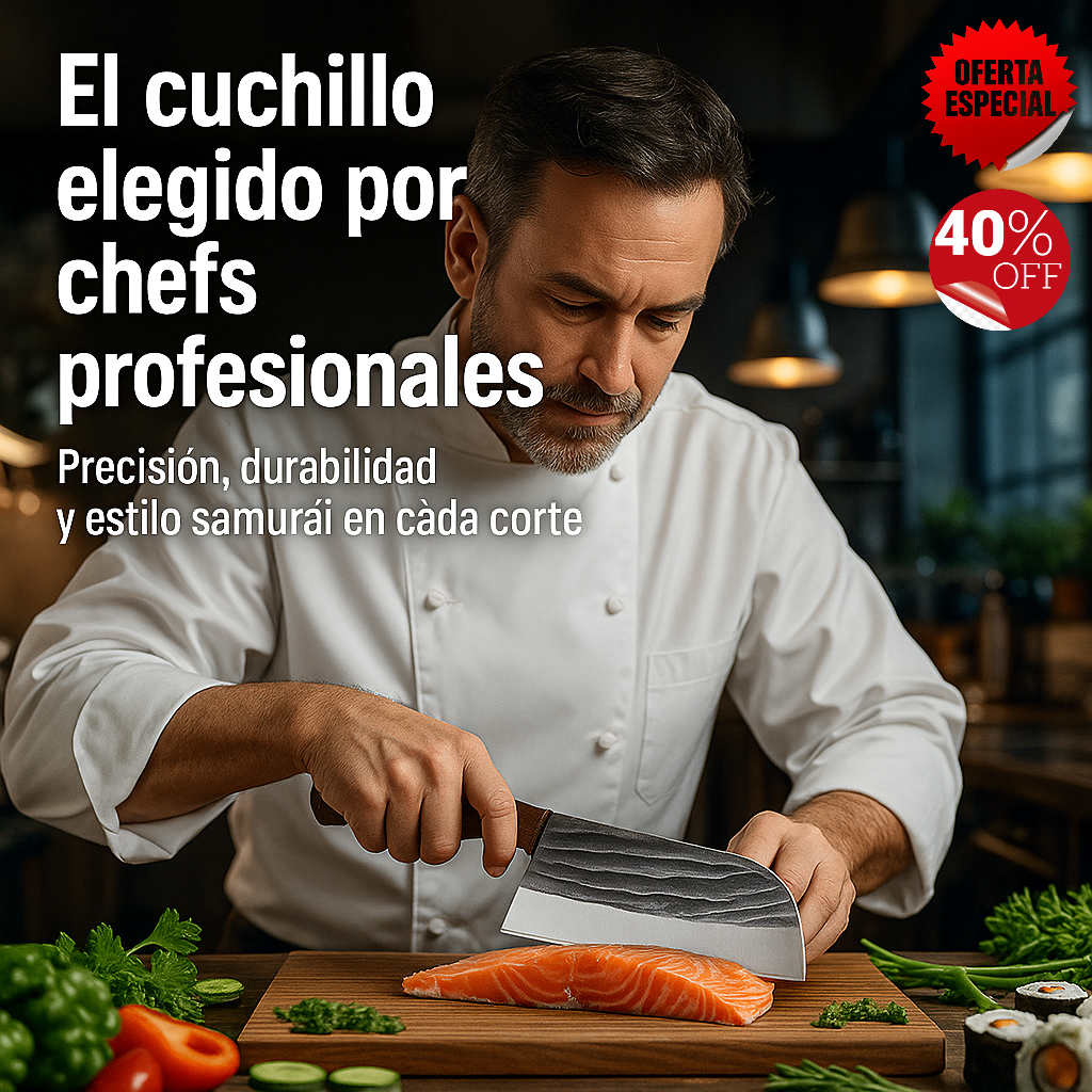 🔪 KatanaBlade™ 👉 El cuchillo japonés🏯 con precisión de katana