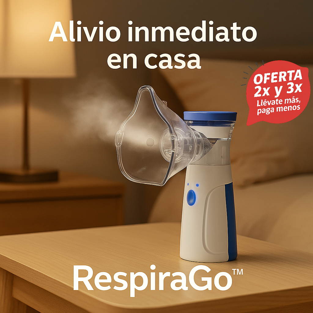 🌬️ RespiraGo™  👉 No esperes a correr al hospital… alivia la crisis en casa, al instante.