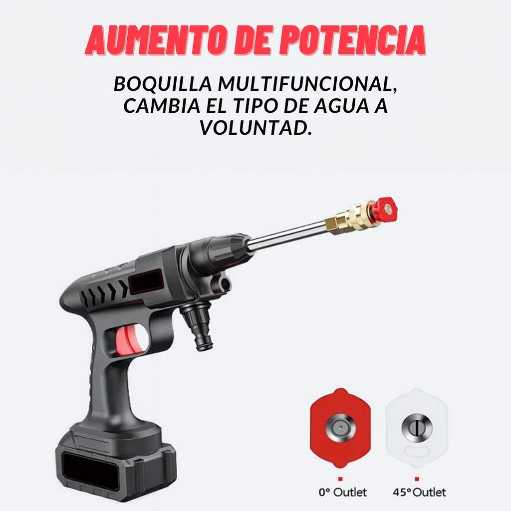 🚿 Hidrolavadora Portátil 98V™ - 👉  Potencia y libertad para lavar sin riesgos