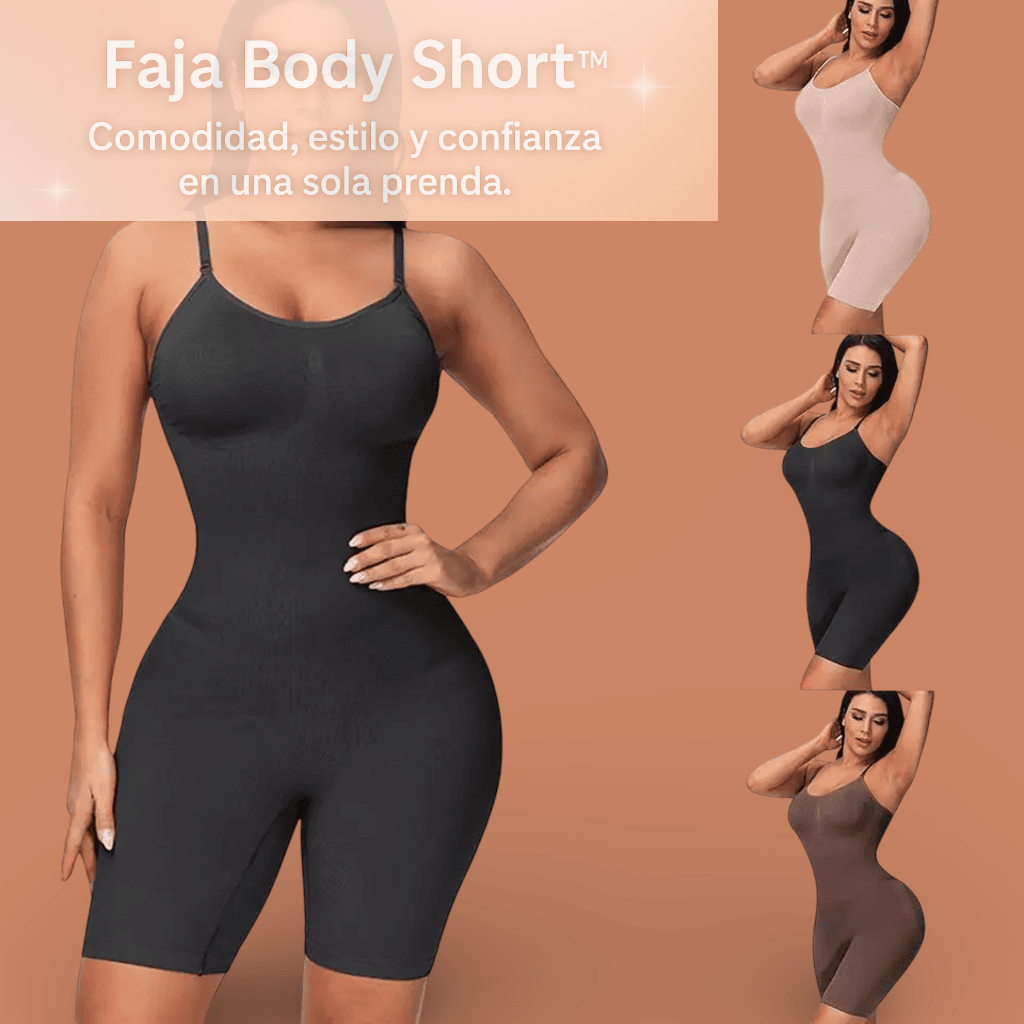 🩱Body Short Modelador™ – 👉Comodidad, estilo en una sola Prenda