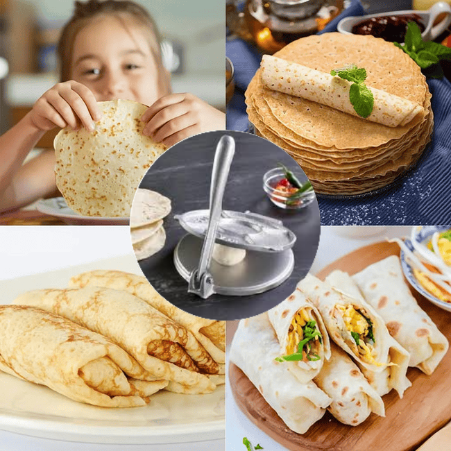 🥟 Prensa para Masas™ 👉  Empanadas, Sopaipillas y Arepas perfectas