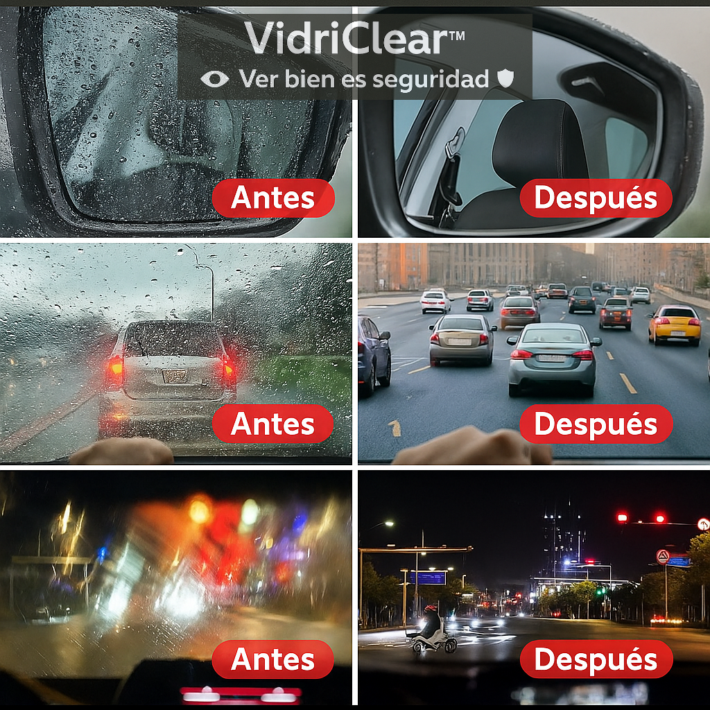 🧼 VidriClear™ – 👁️ Ver bien es seguridad 🛡️
