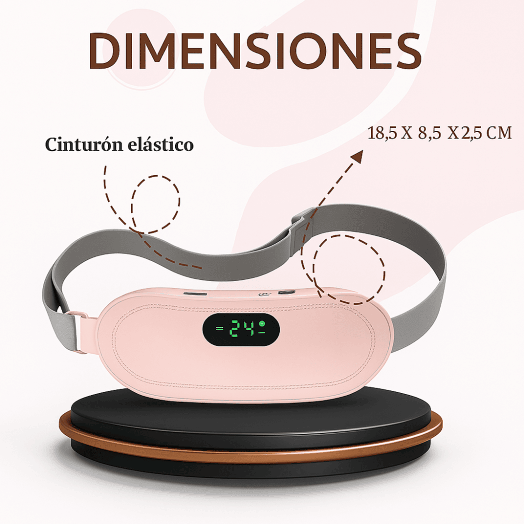 🌸💗 Cinturón Térmico Menstrual 👉 Alivio inmediato para cólicos menstruales