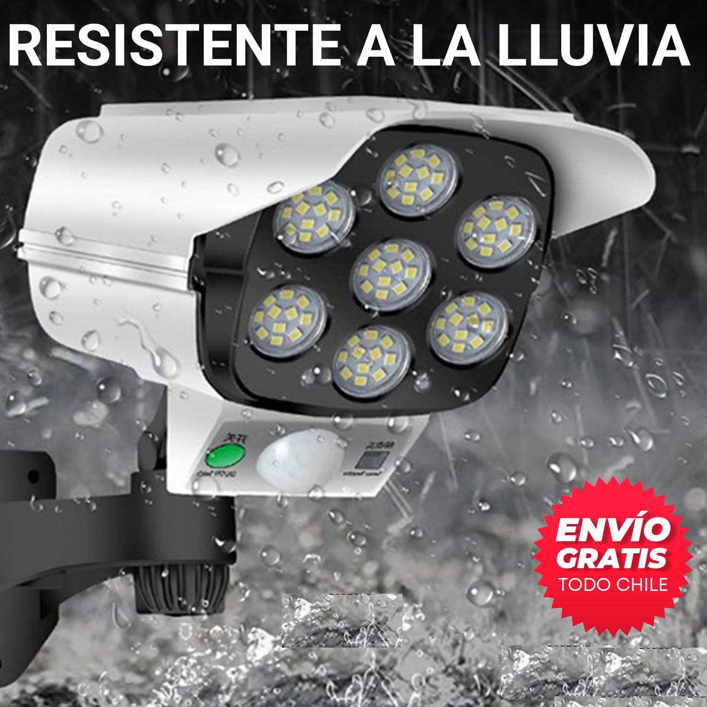 🌞 Foco Solar Tipo Cámara™ –  👉 Seguridad e Iluminación GRATIS