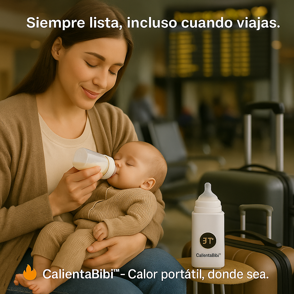 🔥🍼 CalientaBibi™ – 👉 Calor portátil, mamadera siempre lista.