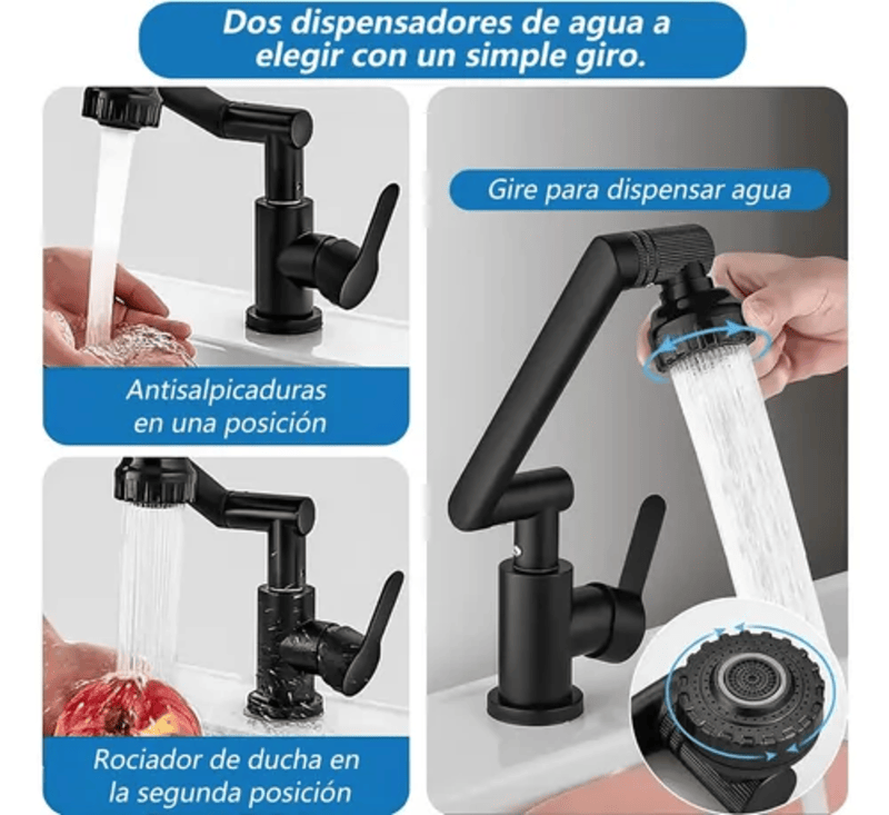 ✅MONOMANDO GIRATORIA 1080º  Multifunional