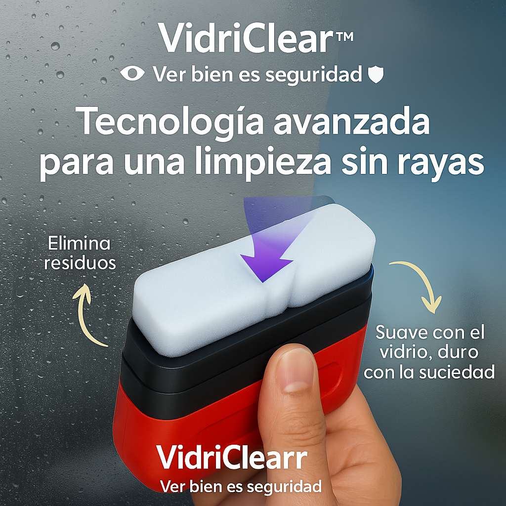 🧼 VidriClear™ – 👁️ Ver bien es seguridad 🛡️