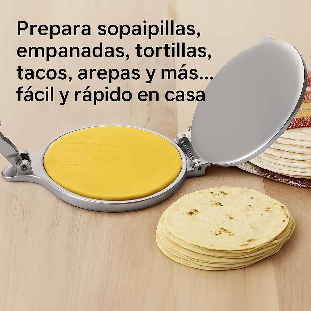 🥟 Prensa para Masas™ 👉  Empanadas, Sopaipillas y Arepas perfectas