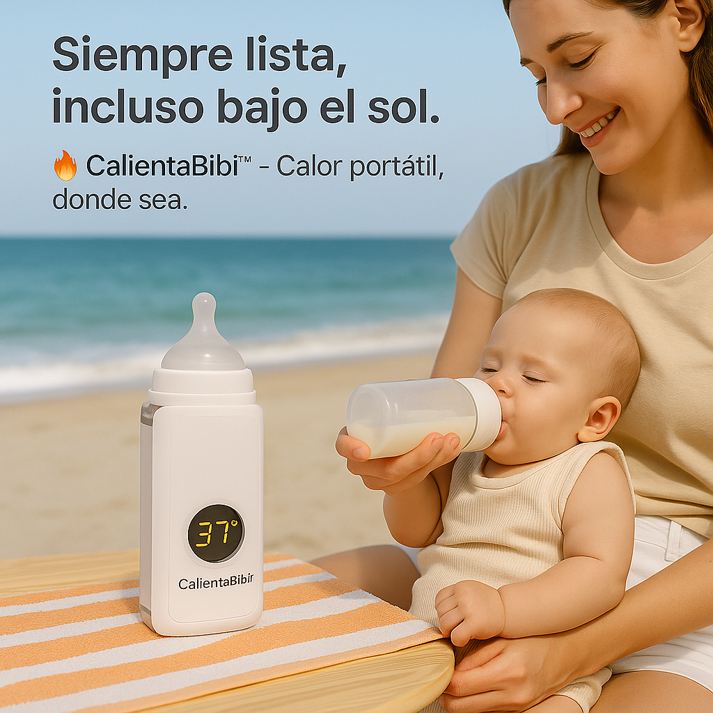 🔥🍼 CalientaBibi™ – 👉 Calor portátil, mamadera siempre lista.