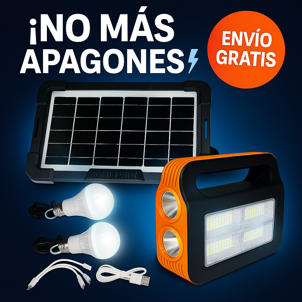 💡KIT DE ENERGIA SOLAR🔋 - “Una luz en tu emergencia.”
