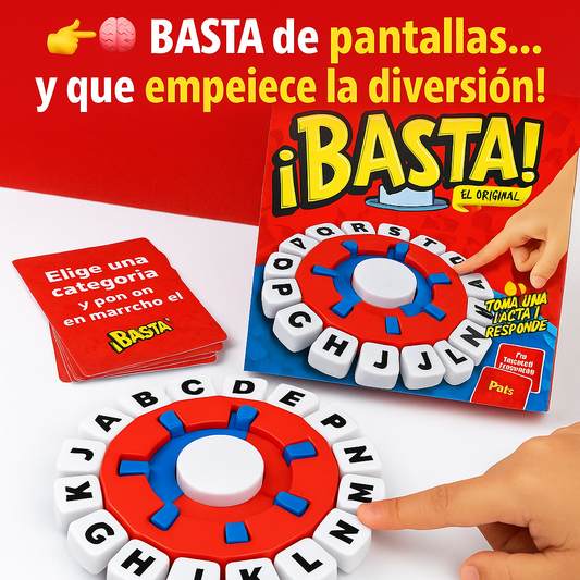 🎲 Juego de Mesa "Basta" Electrónico™ 👉🧠 ¡BASTA de pantallas… y que empiece la diversión!