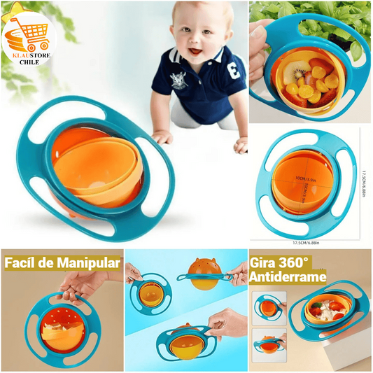 ⭐ Plato Bebé 360° -  Bowl  Antiderrame