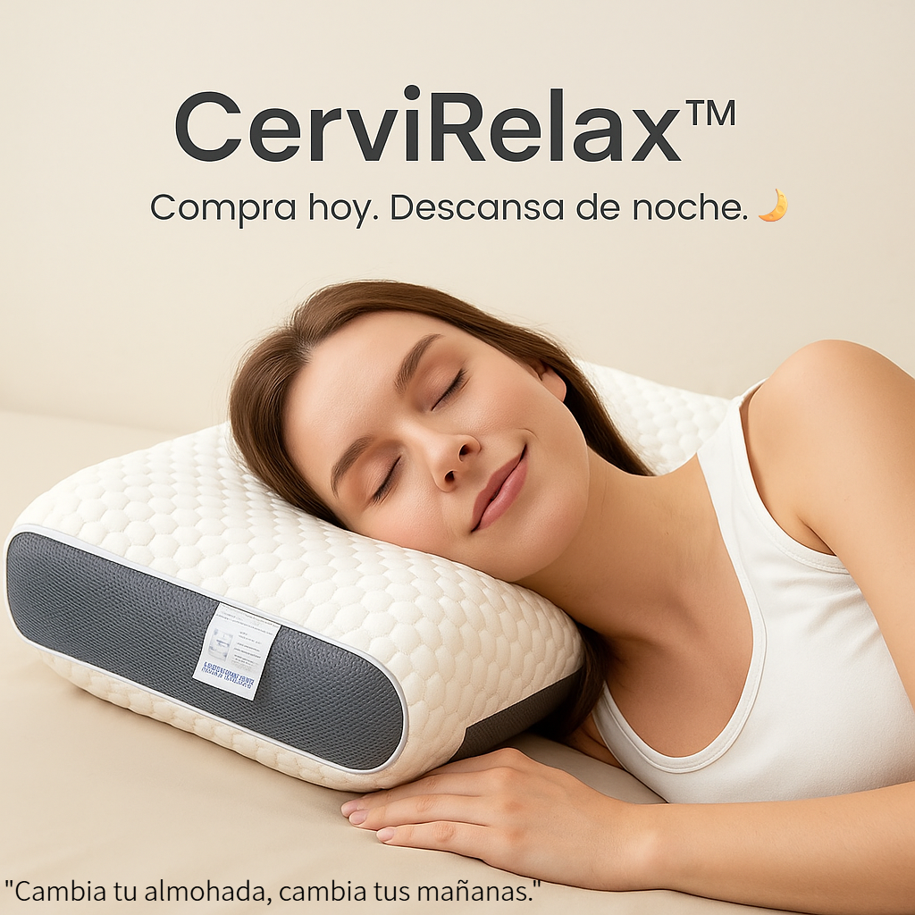 🛌 CerviRelax™ ✨ Compra hoy. Descansa de noche 🌙.